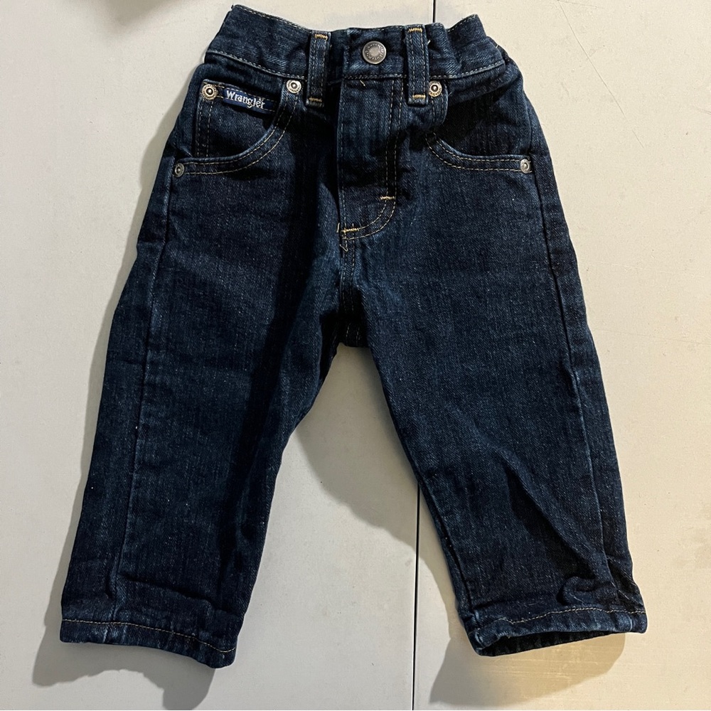 Wrangler Kids' Dark Blue Denim Jeans